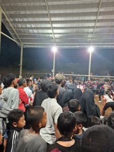 Lomba Voli Cawuk Ibu-Ibu PKK se-Desa Gubug - pertandingan